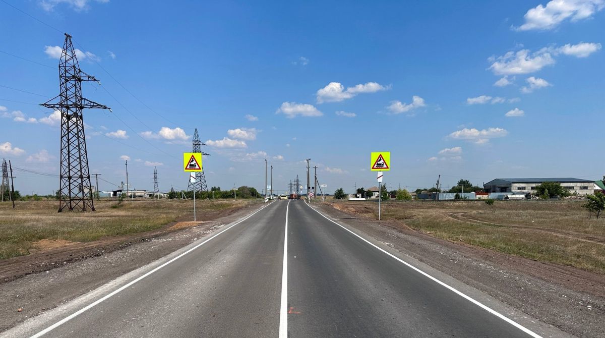 В Еланском районе отремонтировали дорогу