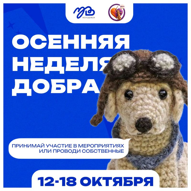 Осень — повод не грустить, а творить добро!