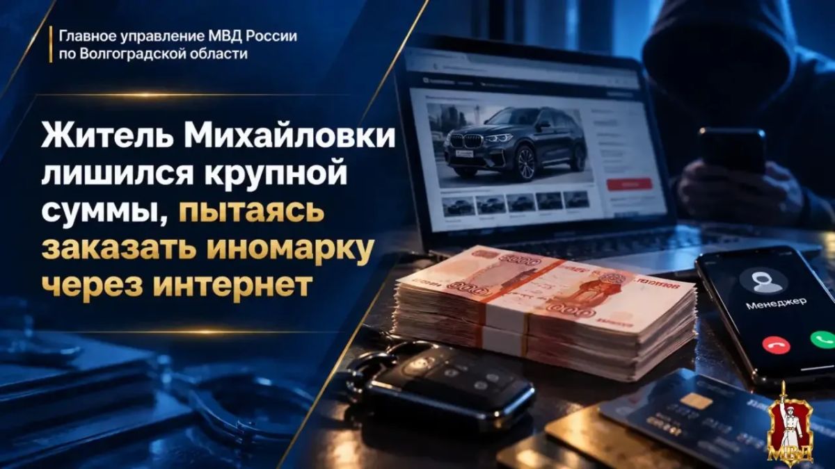 В полицию с заявлением о мошенничестве обратился 52-летний житель Михайловки