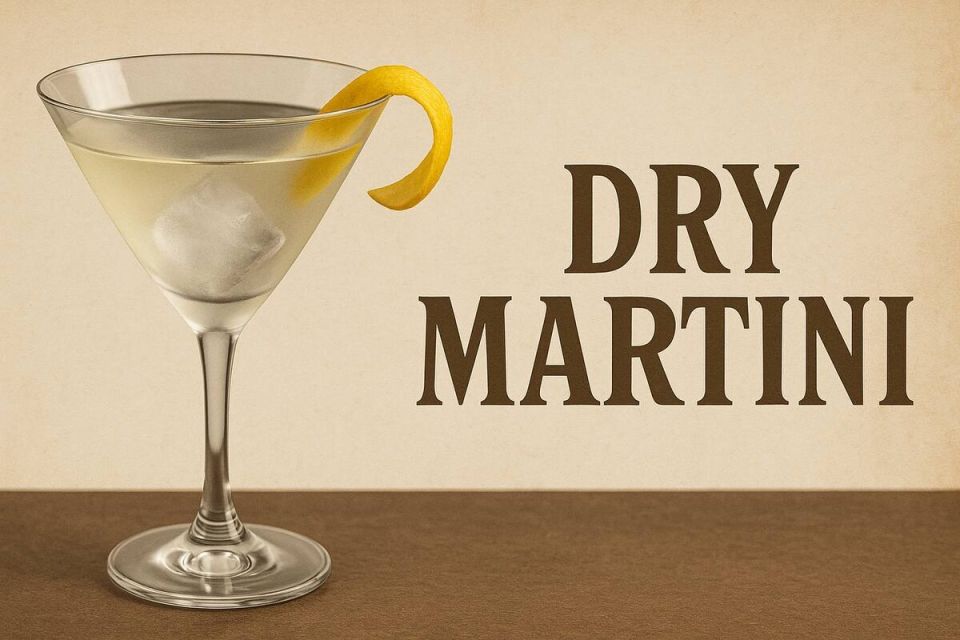  Dry Martini:    