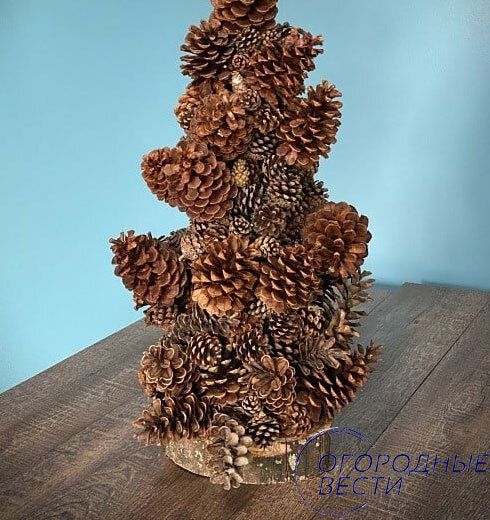 Создание новогодней елки из сосновых шишек: как оживить праздничные традиции