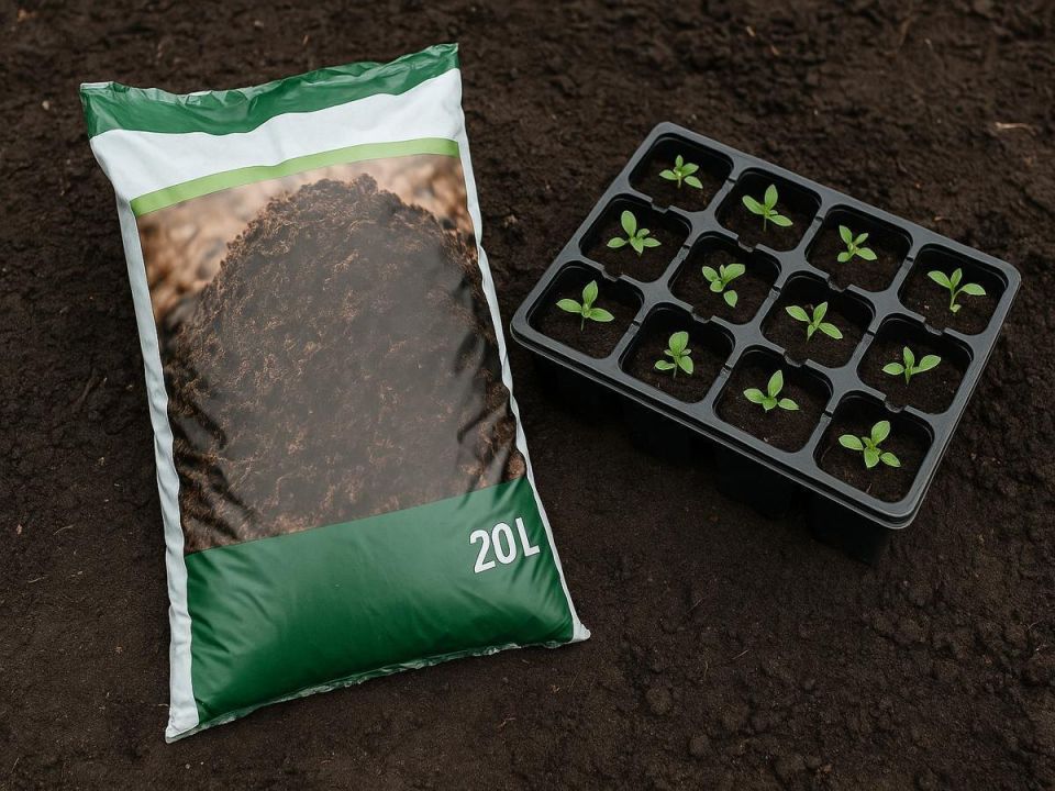 Торф, компост и перлит назвали основными компонентами грунта для рассады