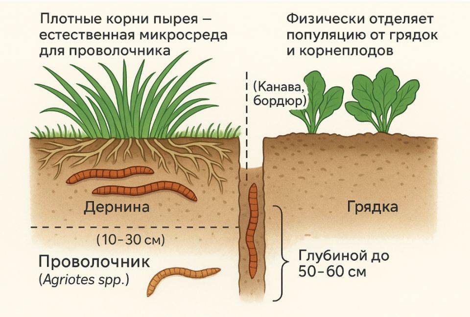 Как пырей может стать вашим лучшим другом в борьбе с проволочником