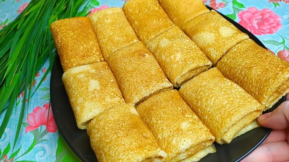 Нежные блинчики с творожной начинкой: легко и вкусно